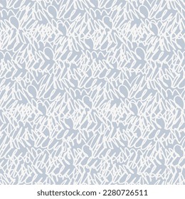 Seamless oscillogram-like pattern with curved lines. Endless repeating hand drawn pattern made by felt tip pen for surface design and other design projects