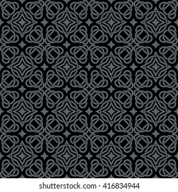seamless ottoman pattern and background vector illustration