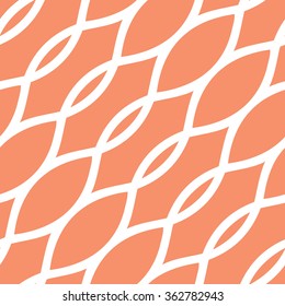 Seamless ovate trellis pattern vector background tile
