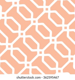 Seamless overlapping octagon pattern vector background tile
