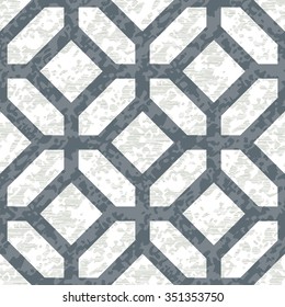 Seamless Overlapping Octagons Pattern Background Tile