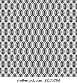 Seamless overlapping woven pattern vector