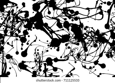 Seamless paint splatter pattern