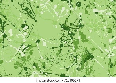 Seamless paint splatter pattern in Light Green from the Material Design palette