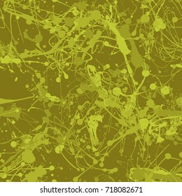Seamless paint splatter pattern in Lime from the Material Design palette