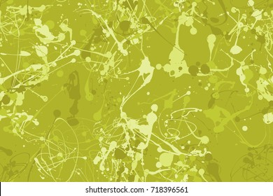 Seamless paint splatter pattern in Lime from the Material Design palette