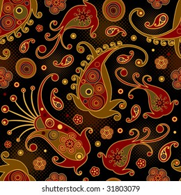 seamless with a paisley
