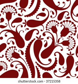 seamless with paisley