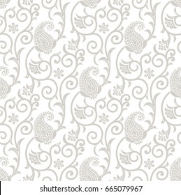 Seamless paisley background