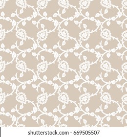Seamless paisley background