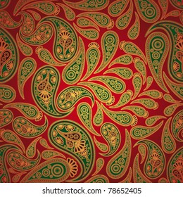 seamless paisley background