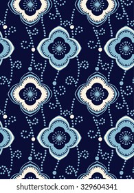 Seamless Paisley background. Elegant Hand Drawn vector pattern.