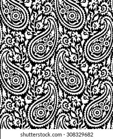 Seamless Paisley background Pattern