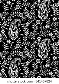 Seamless paisley background Pattern