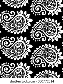 Seamless paisley background Pattern