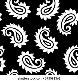 Seamless paisley background Pattern