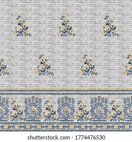 seamless paisley border pattern on textures