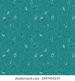 Seamless paisley decorative  vector pattern