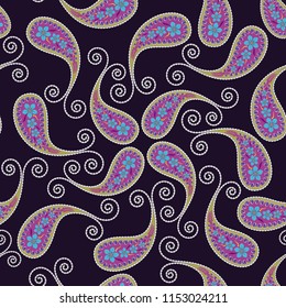 Seamless paisley design