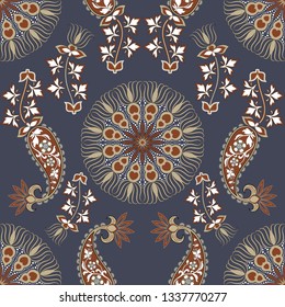 Seamless Paisley Design (Abstract Vector)