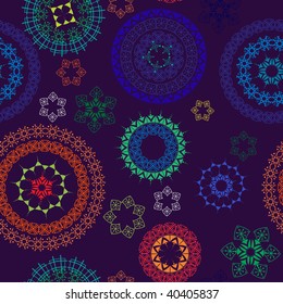 Seamless Paisley henna