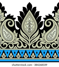 Seamless Paisley Motif
