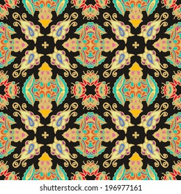 Seamless paisley ornament