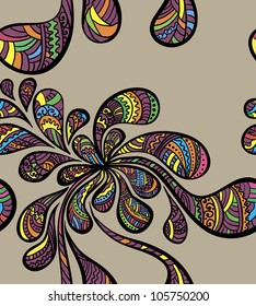 Seamless paisley pattern