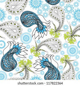 Seamless paisley pattern