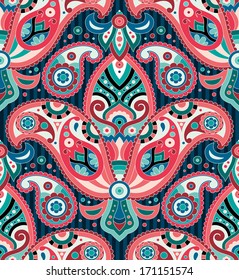 Seamless paisley pattern
