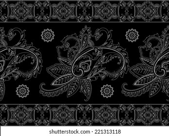 Seamless paisley pattern