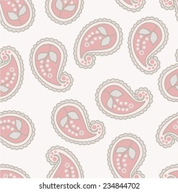 Seamless paisley pattern