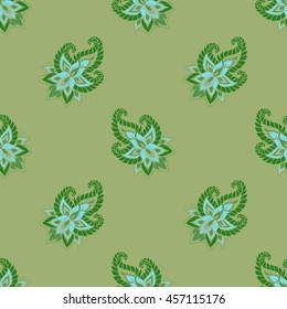 Seamless paisley pattern