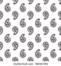 Seamless paisley pattern