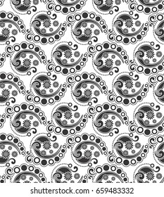 Seamless paisley pattern