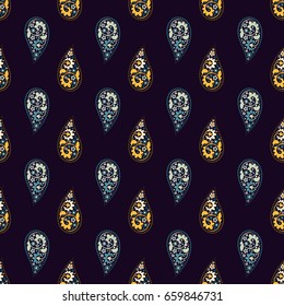 Seamless paisley pattern