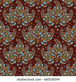 Seamless paisley pattern