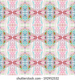 Seamless paisley pattern in batik style
