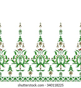 Seamless paisley pattern, bohemian style, cashemire design. For textile, wrapping