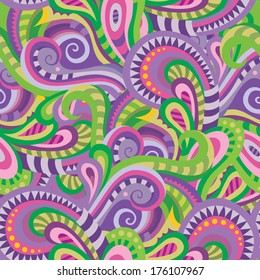 Seamless paisley pattern for design of gift packs, patterns fabric, wallpaper, web sites, etc.