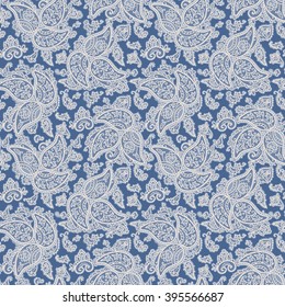 Seamless Paisley Pattern.
Hand drawn seamlessly repeating ornamental wallpaper or textile pattern with Paisley motives in vector format.
