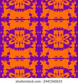 Seamless Paisley pattern in indian style. Floral vector illustration Bizarre Art Illustration