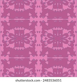 Seamless Paisley pattern in indian style. Floral vector illustration Square shapes texture retro style geometric ornament.