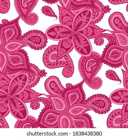 Seamless Paisley Pattern. Modern Philippine