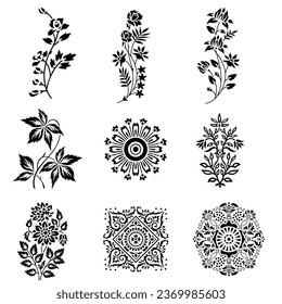 Seamless Paisley Pattern Motif Stock Vector