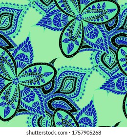Seamless Paisley Pattern. New Turkish Rapport.