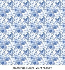 seamless paisley pattern on background