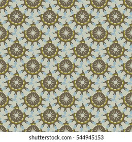 Seamless paisley pattern for textiles