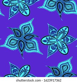 Seamless Paisley Pattern. Trendy Philippine