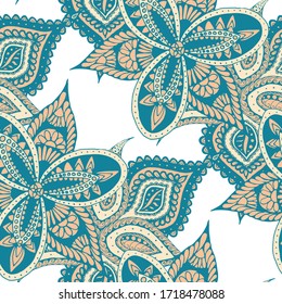 Seamless Paisley Pattern. Trendy Philippine